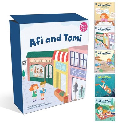 Afi and Tomi Seti - 5 Kitap Takım