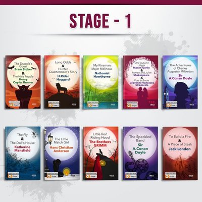 İngilizce Hikaye Kitabı Seti - 10 Kitap Takım - Stage 1
